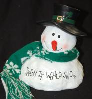 WISHING FOR SNOW SNOWMAN